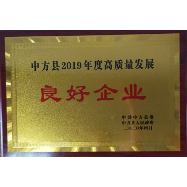 湖北2019年高质量发展良好企业