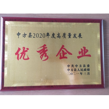 广东2020年度高质量发展优 秀企业